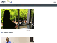 Tablet Screenshot of epafras.nl